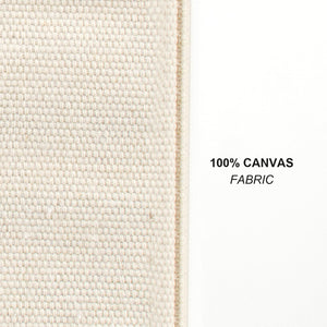 Gros plan sur la toile de coton gabardine 450 g/m² du tote bag