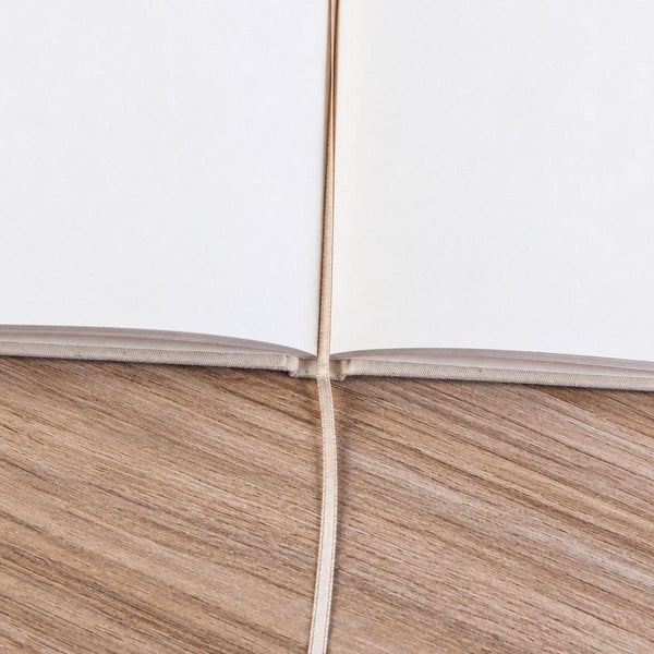 Blank Canvas Notebook – A5 (7.9" × 5.5" / 20 × 14 cm), 80 Unlined Sheets, Natural Cotton Cover, Bulk Plain Journal - Pamusan.com