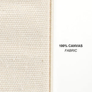 Gros plan sur la toile de coton gabardine 450 g/m² du tote bag