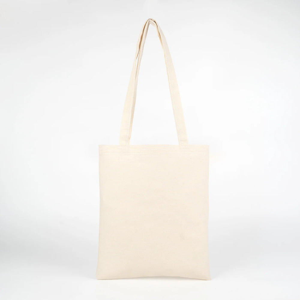 Blank Cotton Tote Bag 12"x14" – Natural Shoulder Tote, 6 oz Gabardine Fabric - Pamusan.com
