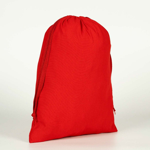 Pochon de Noël en tissu – sac cadeau à cordon 30 × 40 cm rouge, noir ou naturel, 9 motifs Noël & Nouvel An 2027 – coton - Pamusan.fr
