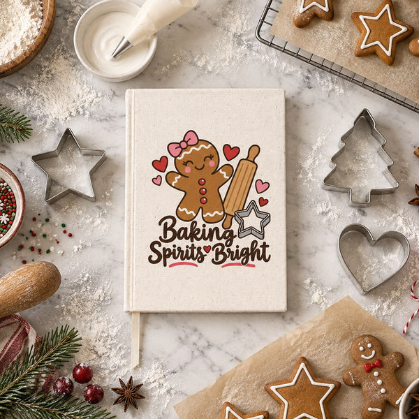 Carnet de Noël – carnet A5 en toile 14 × 20 cm, 9 motifs Noël & Nouvel An 2027, couverture naturelle ou noire, 160 pages blanches - Pamusan.fr