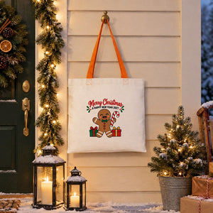 Sac en coton de Noël à anses colorées – tote bag 40 × 35 cm, anses noires, rouges ou orange, 9 motifs Noël & Nouvel An 2027 - Pamusan.fr