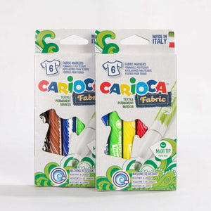 Coloring Bag Painting Set 4 - 20 Double - sided Painted Bag 14"x16" / Carioca Fabric Paint Pen - Pamusan.com
