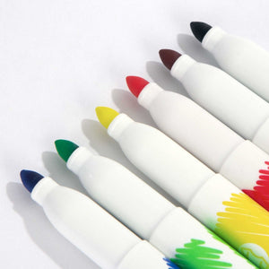 Coloring Bag Painting Set 4 - 20 Double - sided Painted Bag 14"x16" / Carioca Fabric Paint Pen - Pamusan.com