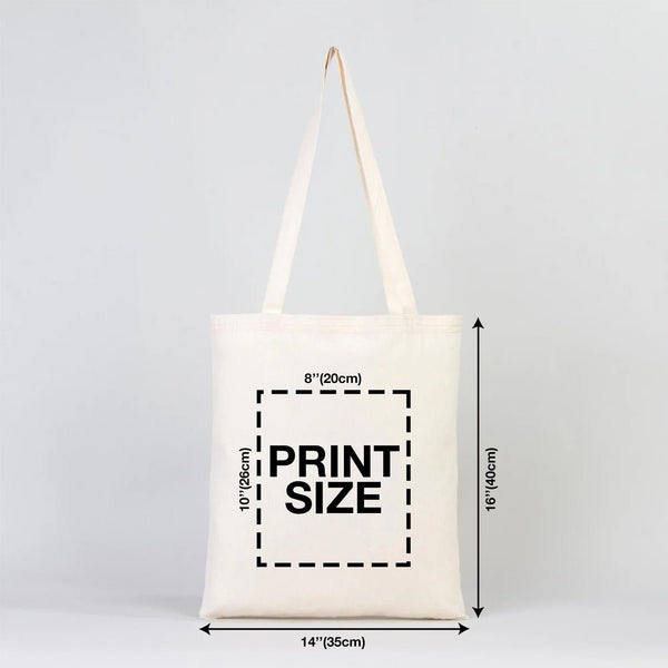 Custom Canvas Tote Bags Bulk – 14"x16" Natural Color with Logo Printing | Wholesale Cotton Totes - Pamusan.com