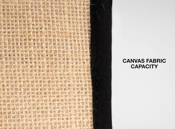 Custom Jute Tote Bag 14" x 16" x 4" Bulk Eco - Friendly Bag with Black Handles - Pamusan.com