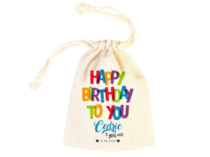 Birthday Goodie Bags – Custom Logo Printed Personalized Party Favor Bags for Kids’ Birthdays & Happy | Pamusan
