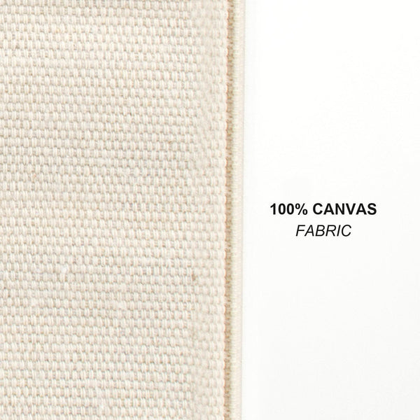 Gros plan sur la toile de coton gabardine 450 g/m² du tote bag
