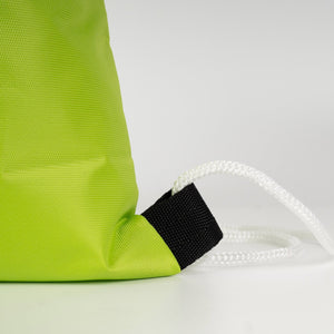 Custom Printed Impertex Drawstring Backpack 13×18 in (32×45 cm) – Green - Pamusan.com