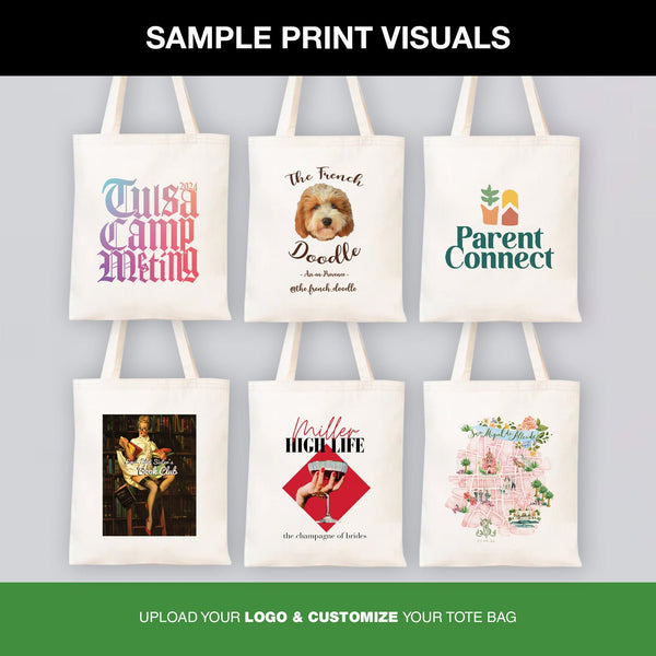 Sac tote bag en toile personnalisable avec logo et design – Pamusan