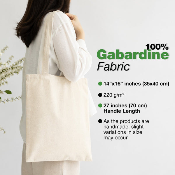 Custom Tote Bags With Logo – 220 gsm Fabric Weight Cotton, Reusable & Printable - Pamusan.com
