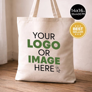 Sac cabas en toile de coton personnalisable pour logo ou image, 35x40cm - Pamusan