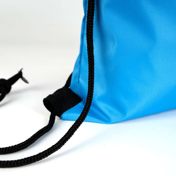 Custom Waterproof Drawstring Backpack – Turquoise, Large 13×18 in (32×45 cm) - Pamusan.com