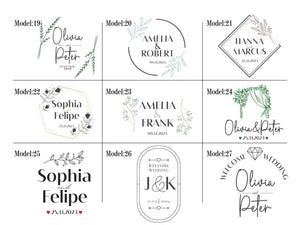 Custom Wedding Welcome Bag – Bridesmaid Gift & Bridal Party Tote – Wedding Favor — custom print | Pamusan