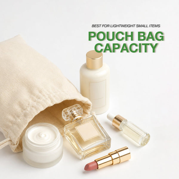 Fabric Pouch 10" W x 14" H (25 cm x 35 cm) - (Customize) - Pamusan.com