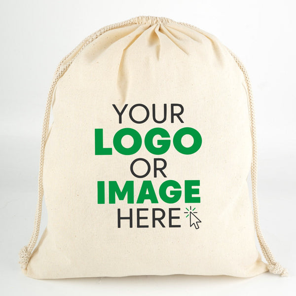 Fabric Pouch 16" W x 20" H (40 cm x 50 cm) - (Customize) - Pamusan.com