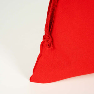 Fabric Pouch Red - 12" x 16"(30 cm x 40 cm) - 4 oz - Pamusan.com