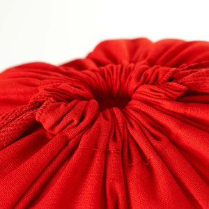 Fabric Pouch Red - 12" x 16"(30 cm x 40 cm) - 4 oz - Pamusan.com