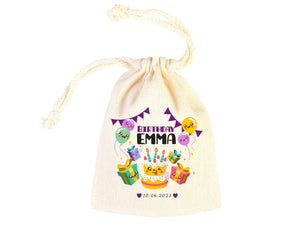 Happy Birthday Custom Name Bags, Custom Party Bags for first birthday, Personalized Bags - Custom Goodie Bags - Pamusan.com