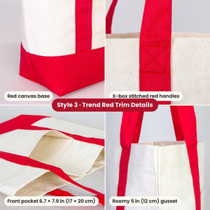 Sacs en toile du Réveillon – tote bags en 3 modèles, 9 motifs Happy New Year 2027 : Large City 45 × 35 × 10 cm, anses rouges 45 × 35 × 8 cm ou bordure rouge 40 × 35 × 12 cm - Pamusan.fr