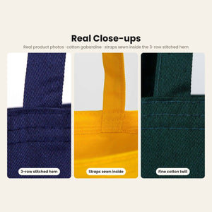 Sac cadeau de Noël en tissu – tote bag réutilisable en coton 35 × 40 cm, vert, jaune ou bleu marine, 9 motifs Noël & Nouvel An 2027 - Pamusan.fr