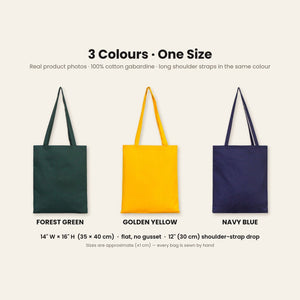 Sac cadeau de Noël en tissu – tote bag réutilisable en coton 35 × 40 cm, vert, jaune ou bleu marine, 9 motifs Noël & Nouvel An 2027 - Pamusan.fr