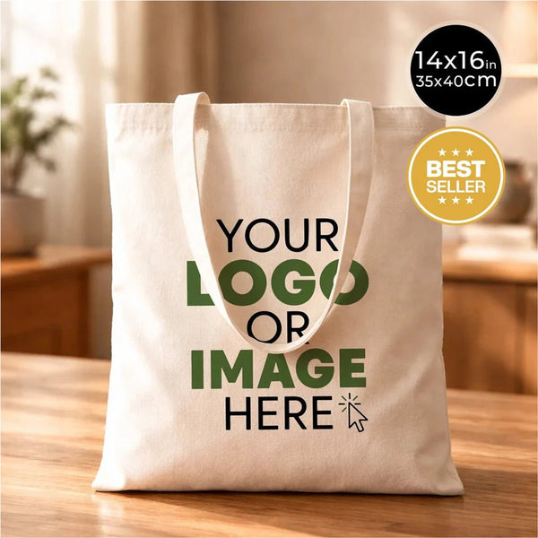 Sac cabas en toile personnalisable avec logo ou image, 35x40cm - Meilleure vente - Pamusan