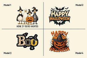 Personalised Halloween Tote Bags – Custom Trick or Treat Bags with 12 Spooky Designs - Pamusan.com