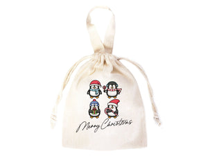 Personalized Christmas Gift Bags – 27 Designs Custom Cotton Muslin Bags for Holiday Party Favors & Family Gifts | Pamusan