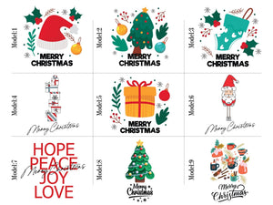 Personalized Christmas Tote Bag – Holiday Designs (18 Options), 18"x14"x3" – Add Name or Logo - Pamusan.com