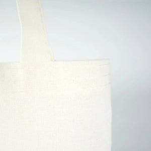 Sac cabas en toile de coton écru, 38x42 cm - Pamusan