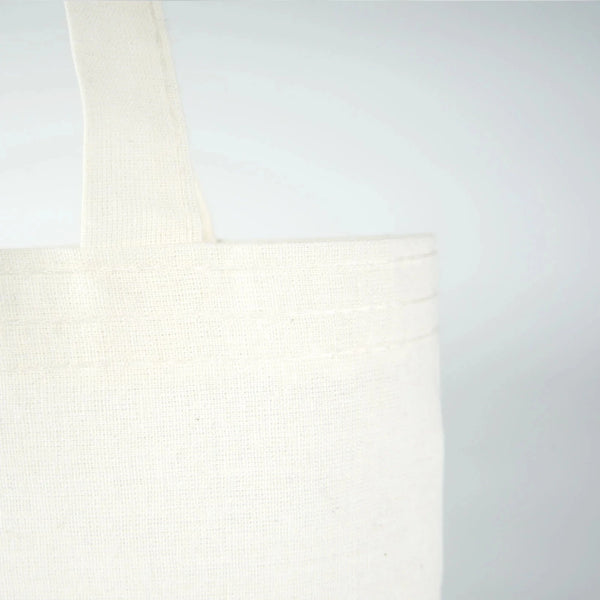 Sac cabas en toile de coton écru, 38x42 cm - Pamusan