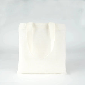 Sac fourre-tout en toile de coton vierge blanc cassé - Pamusan