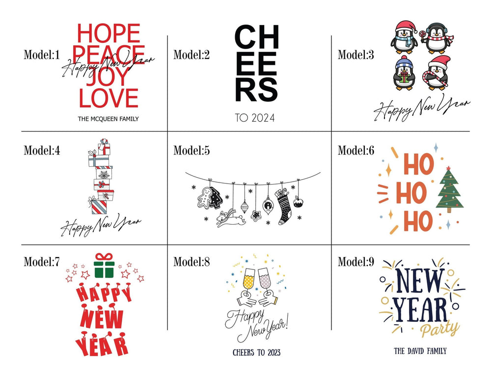 Personalized Happy New Year Gift Bag, New Year's Eve Party Favor, Custom New Year Bag | Pamusan