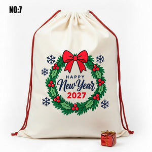 Personalized Santa Sack – 24" x 35" (60 x 90 cm) Large Christmas & New Year Gift Bag - Pamusan.com