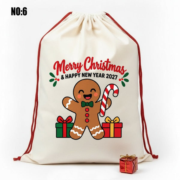 Personalized Santa Sack – 24" x 35" (60 x 90 cm) Large Christmas & New Year Gift Bag - Pamusan.com