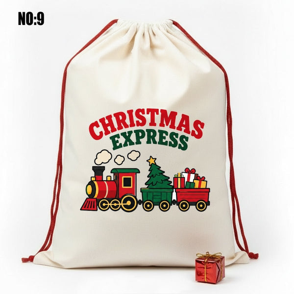 Personalized Santa Sack – 24" x 35" (60 x 90 cm) Large Christmas & New Year Gift Bag - Pamusan.com