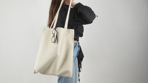 Sacs tote bag en toile personnalisés en gros – 35,5 × 40,5 cm, couleur naturelle avec impression de logo | Tote bags en coton en gros