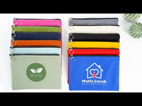 Pochette de mariage personnalisée en coton – Cadeau élégant pour demoiselle d'honneur