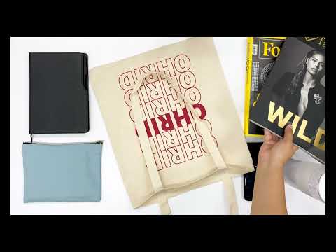 Sac fourre-tout de Noël personnalisé avec nom 35 cmL x 40 cmH (35 × 40 cm)