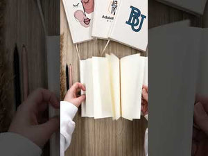 Carnet à couverture en toile avec impression de texte, logo ou photo, carnet promotionnel