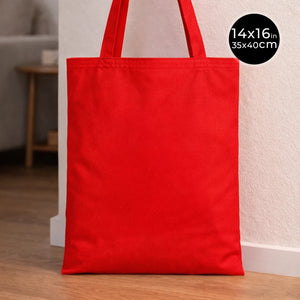 Red Tote Bag – 8 oz, Durable, Reusable & Eco - Friendly - Pamusan.com