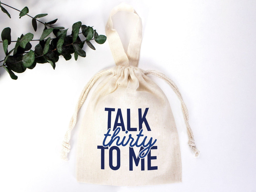 Talk Thirty To Me Hangover Kit Bags – Custom Recovery Pouches for 30th Birthday or Party Gifts | Pamusan