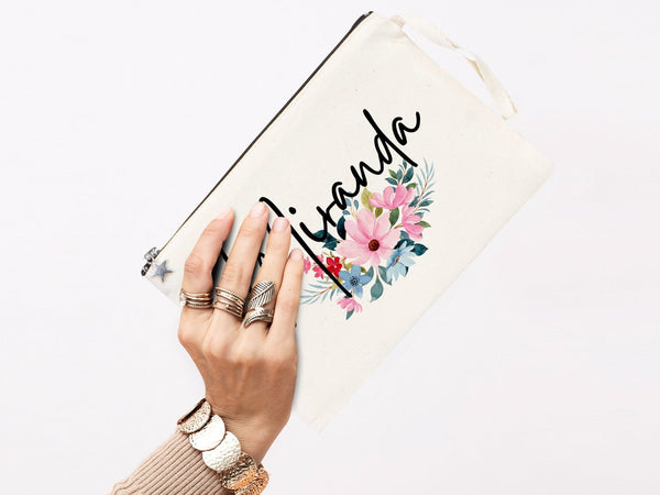 Wedding Clutch Bag 10"x7" – Custom Eco - Friendly Cotton Bridal Clutch - Pamusan.com