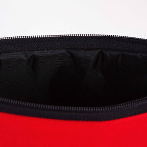 Zippered Clutch Bag – Red – 10" × 7" (25 × 18 cm) - 10 oz - Pamusan.com